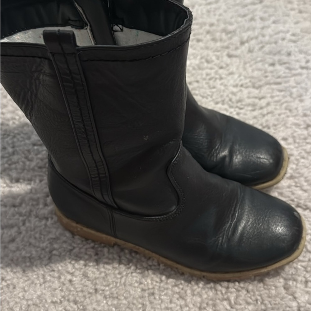 Cat & Jack Black Kids Boots